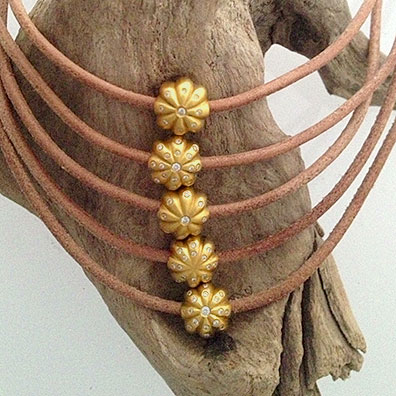 Gold beads