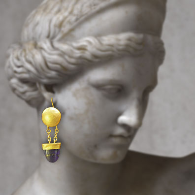 classic w gold earings